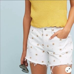 Anthropologie Slim Boyfriend Jean Shorts